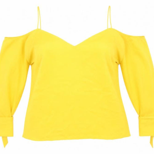 ASOS Womens Yellow   Camisole Blouse Size 10