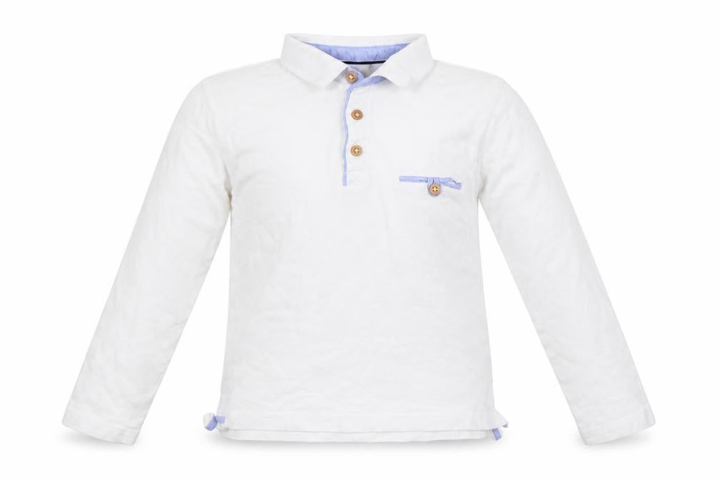 Lincoln Boys White   Basic Polo Size 9 Years