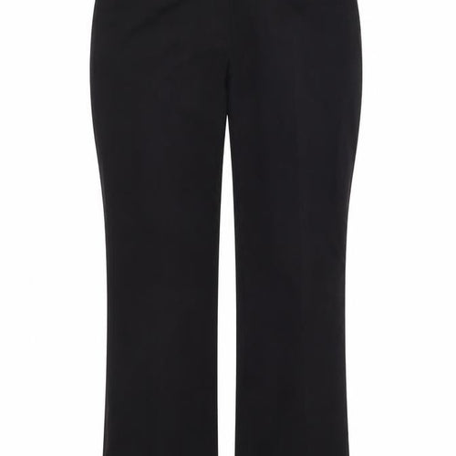M&S Womens Black   Trousers  Size 10 L27 in