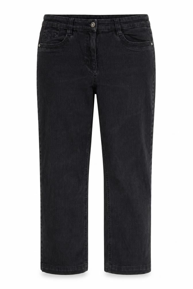 WOMbat Womens Black  Denim Straight Jeans Size 14 L27 in