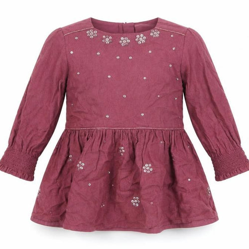F&F Girls Purple   A-Line  Size 12-18 Months