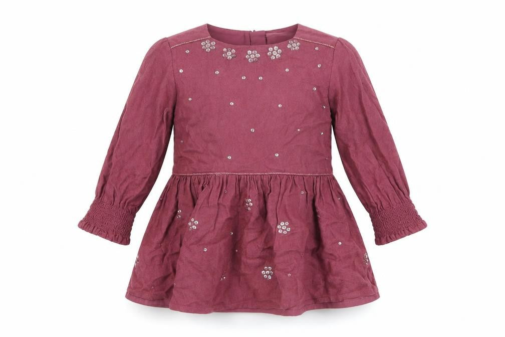 F&F Girls Purple   A-Line  Size 12-18 Months