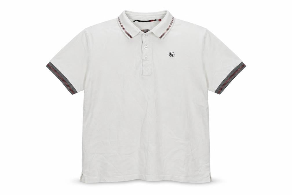 Duck and Cover Mens White    Polo Size M