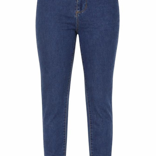 Denim & Co. Womens Blue   Straight Jeans Size 8 L29 in