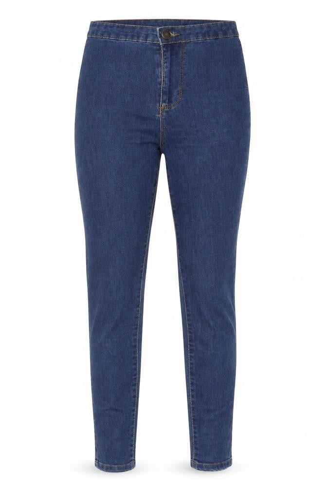 Denim & Co. Womens Blue   Straight Jeans Size 8 L29 in