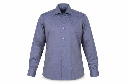 Front view of Next men’s blue button-up, size 42
