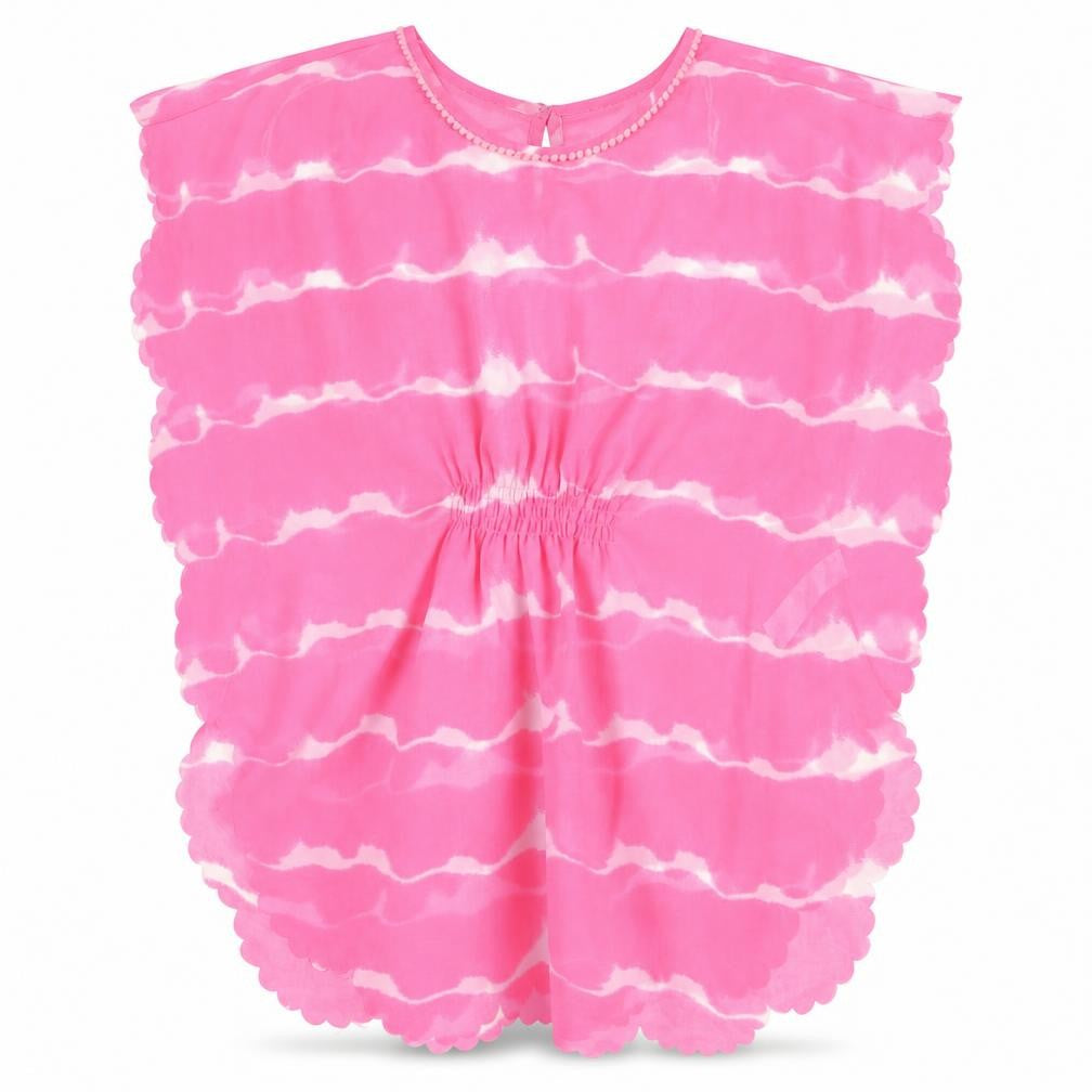 George Womens Clear Striped  Kimono Blouse Size M  - Pink seethrough