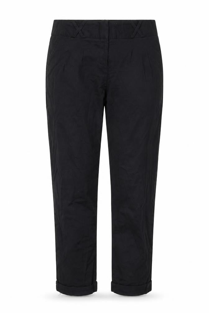 Front view of Atmosphere women’s black trousers, size UK 10, 26-inch leg