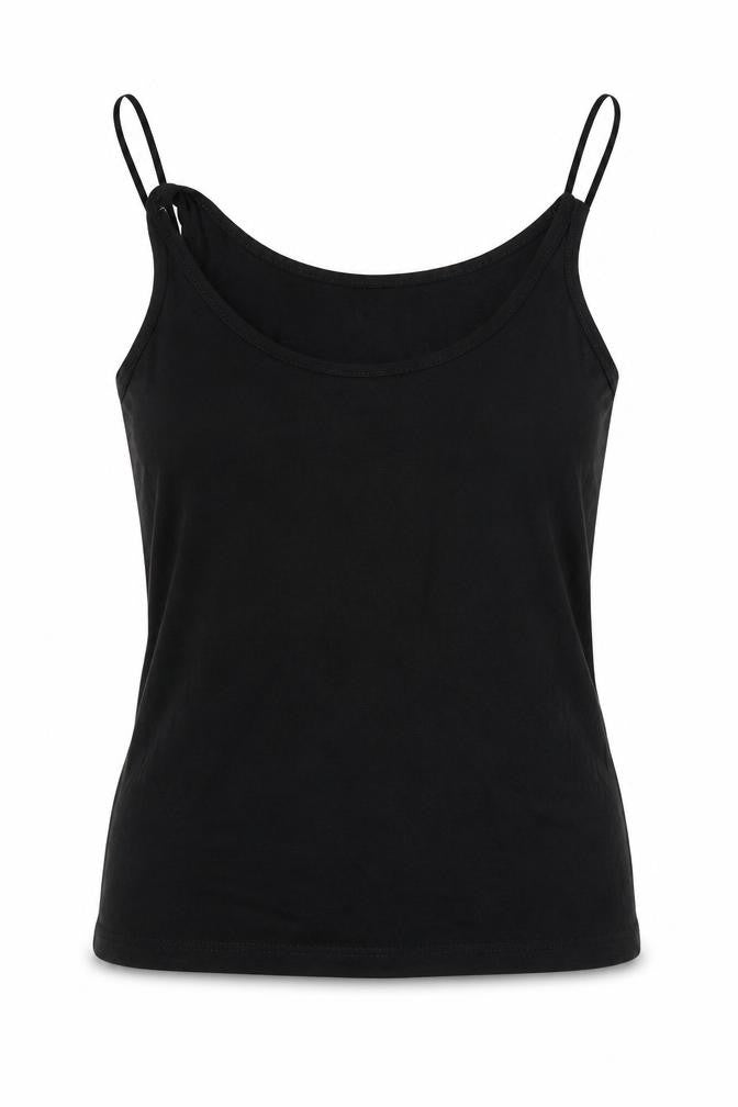 Be Beau Womens Black   Basic Tank Size 12