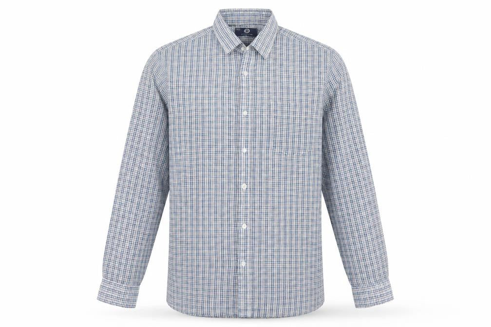 C&A Mens Multicoloured Check   Button-Up Size M