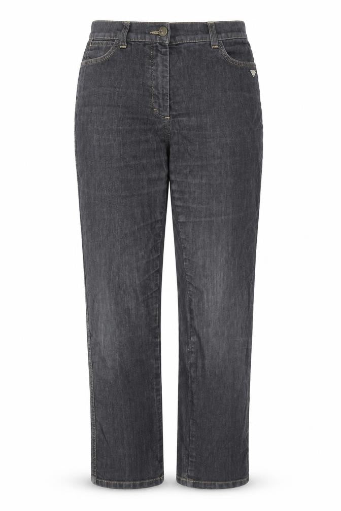 LauRie Womens Black  Denim Straight Jeans Size 10 L30 in