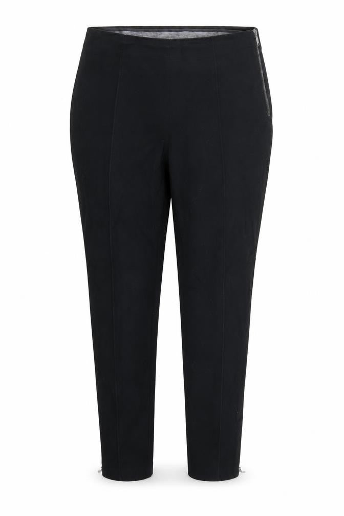 Marks and Spencer Womens Black  Rayon Trousers  Size 16 L26 in