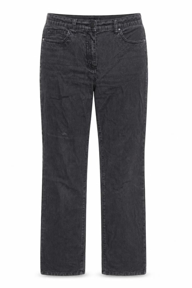 Bexleys Womens Black  Denim Straight Jeans Size 12 L32 in