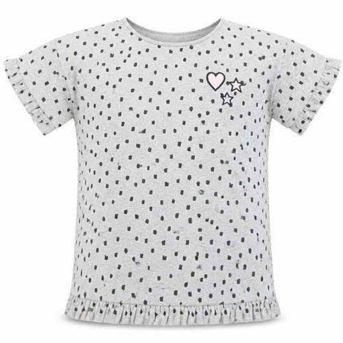 Minoti Girls Grey   Basic T-Shirt Size 5-6 Years