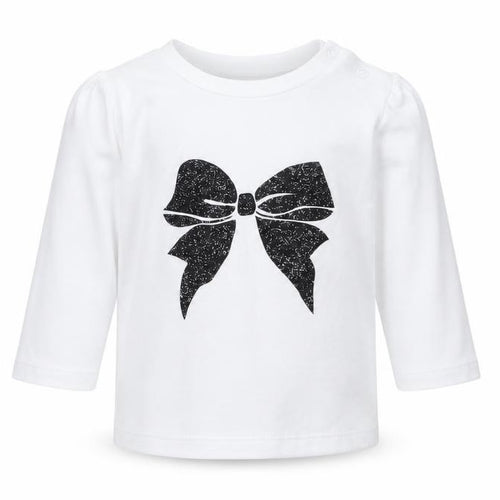 MINI MEL Girls White   Basic T-Shirt Size 3-6 Months