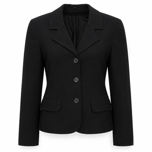 Preworn Womens Black   Jacket Suit Jacket Size 8