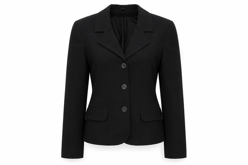 Preworn Womens Black   Jacket Suit Jacket Size 8