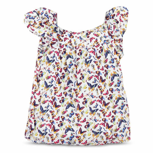 Gap Girls Multicoloured Geometric  Basic Blouse Size 8 Years  - Butterflies