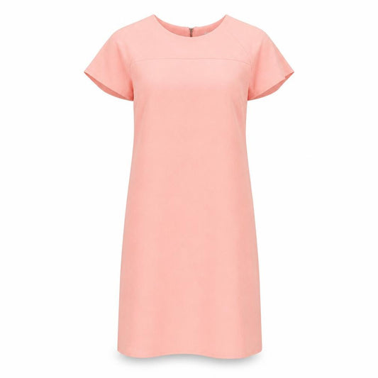 Front view of Cameo Rose women’s pink a-line, size UK 10