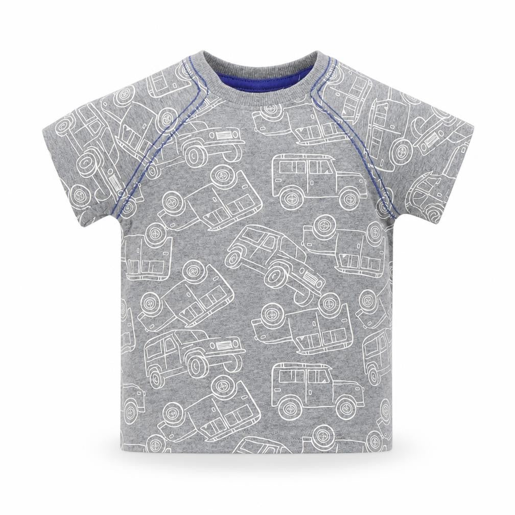 Jarvis Archer Boys Grey   Basic T-Shirt Size 12-18 Months