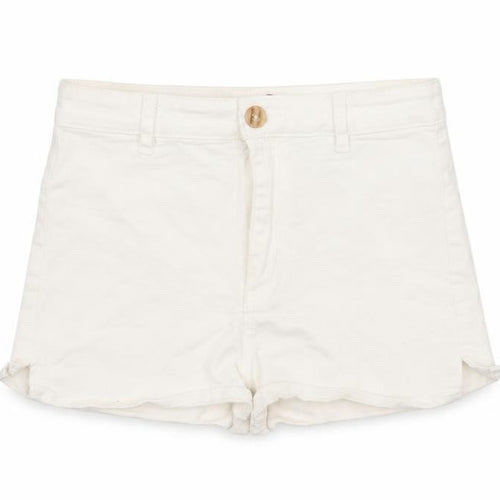 Divided Womens White   Cut-Off Shorts Size 8