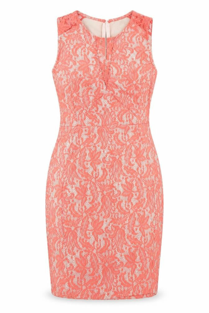 Warehouse Womens Orange   A-Line  Size 12