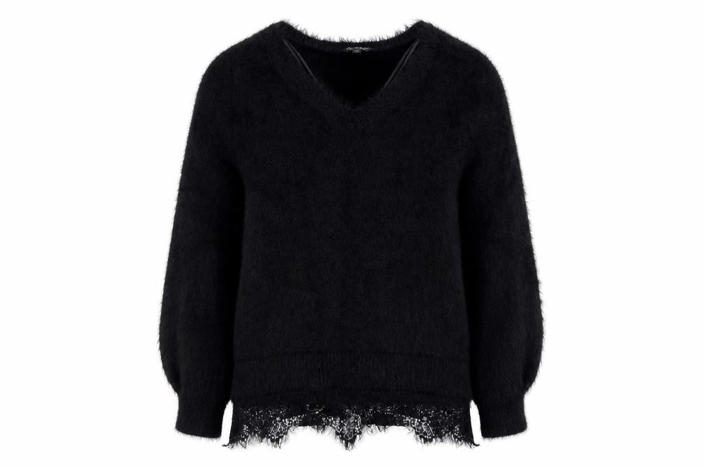 Miss Selfridge Womens Black   Pullover Jumper Size 12