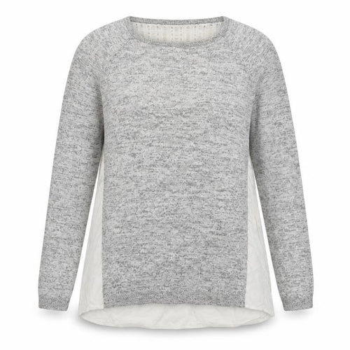 Warehouse Womens Grey  Knit Pullover Jumper Size 12