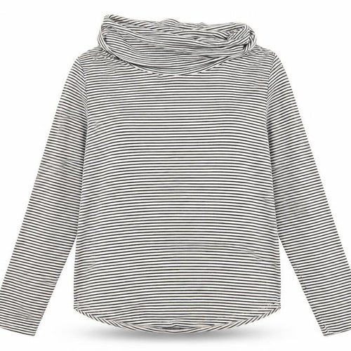 Deane & White Womens White Striped  Pullover Jumper Size L