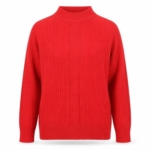 Affections Womens Red   Pullover Jumper Size L
