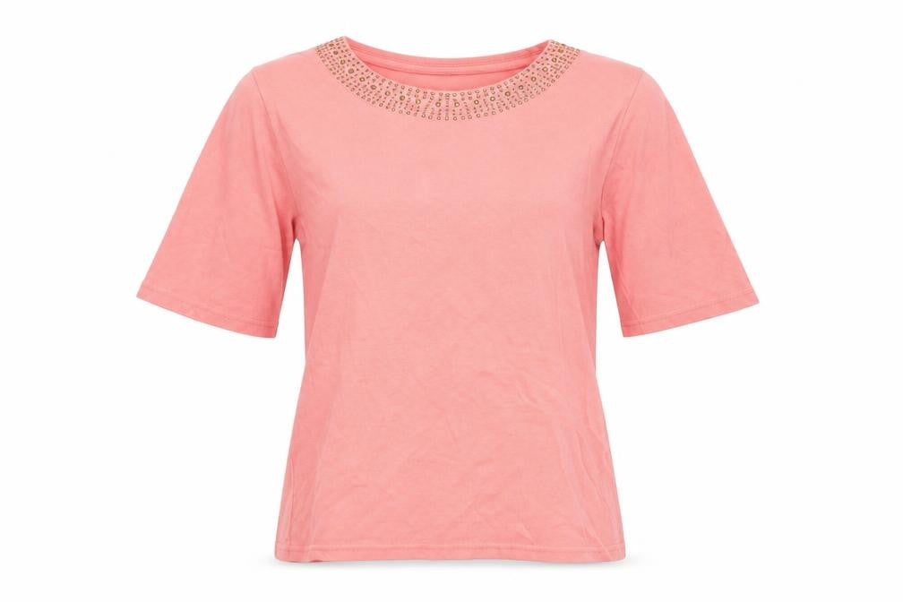 isle Womens Pink   Basic T-Shirt Size S