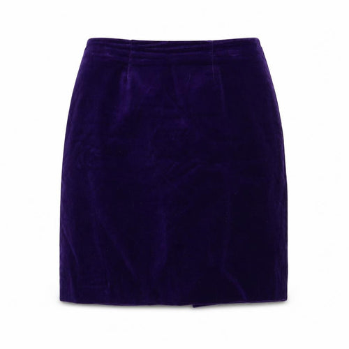 Preworn Womens Purple   A-Line Skirt Size 32 in