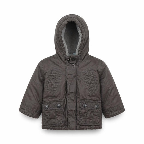 Cherokee Boys Brown   Basic Coat Coat Size 6-9 Months