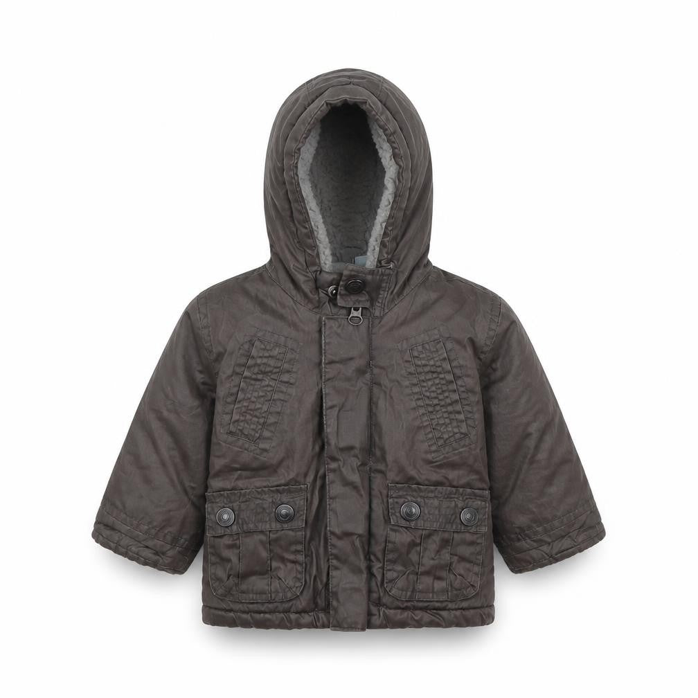 Cherokee Boys Brown   Basic Coat Coat Size 6-9 Months