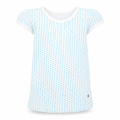 Greenbaby Girls Blue   Basic T-Shirt Size 4-5 Years