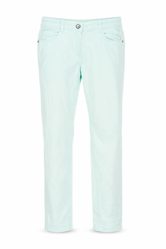 Yigga Girls Green   Straight Jeans Size 14 Years