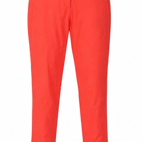 RESERVED Womens Red   Trousers  Size 34 L28 in
