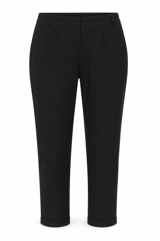 Front view of Next women’s black trousers, size UK 10, 28-inch leg