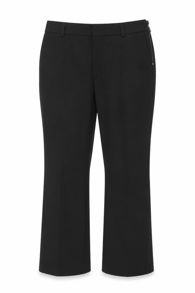 Front view of Next women’s black sweatpants, size UK 12, 24-inch leg