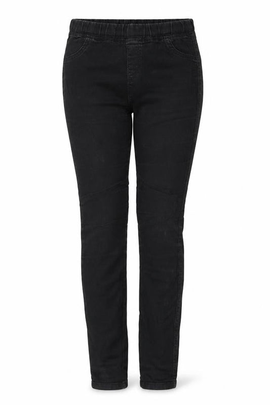 Front view of Marks & Spencer women’s black jegging jeans, size UK 10, 26-inch leg