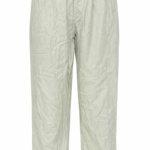 Preworn Womens Green   Trousers  Size 12 L26 in