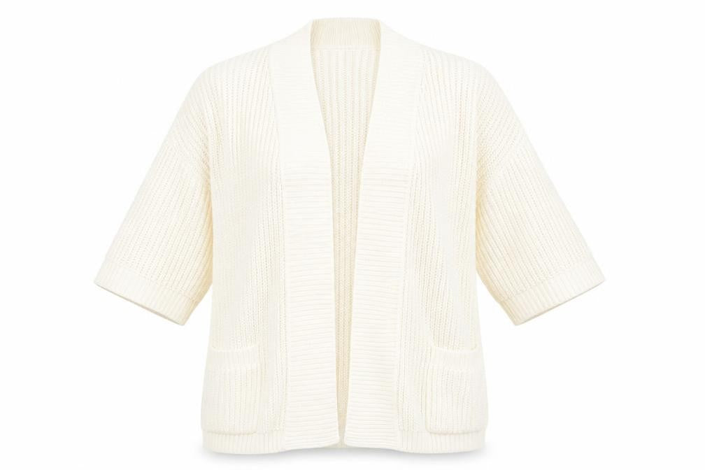 South Womens Ivory   Cardigan Jumper Size 10