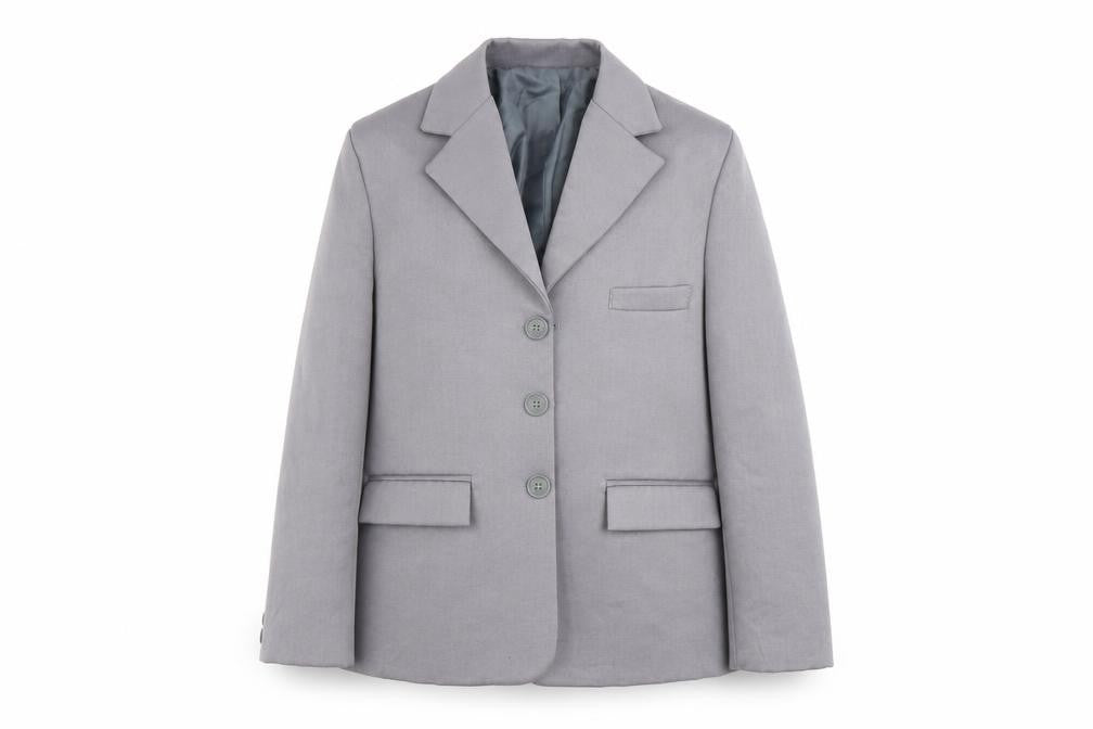 Preworn Womens Purple   Jacket Suit Jacket Size 8