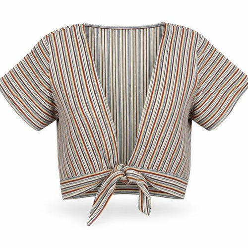 Pull & Bear Womens Multicoloured Striped  Shrug Jumper Size S