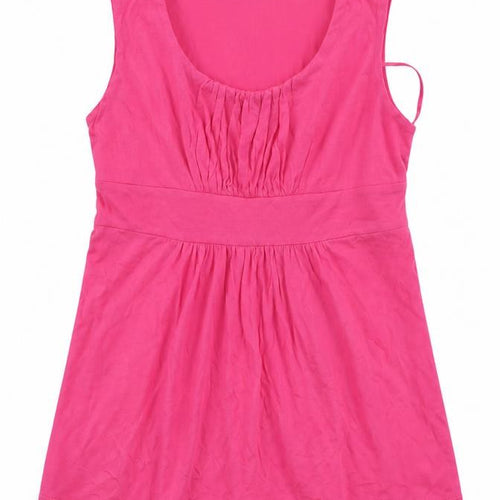 Sophie Girls Pink  Jersey Basic Tank Size 13 Years