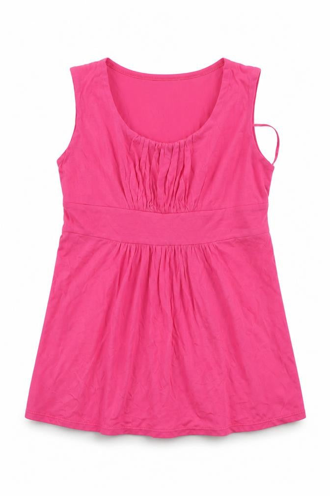 Sophie Girls Pink  Jersey Basic Tank Size 13 Years