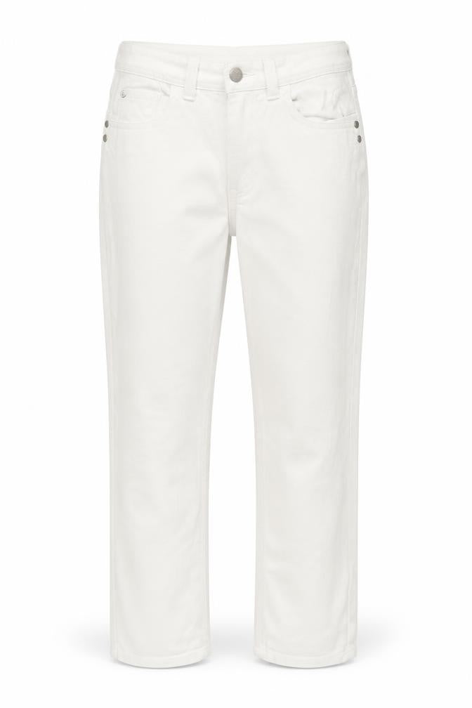 TU Womens White  Denim Straight Jeans Size 8 L27 in