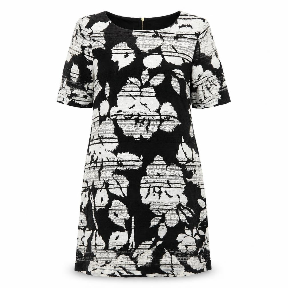 Phase Eight Womens Black Floral  A-Line  Size 14