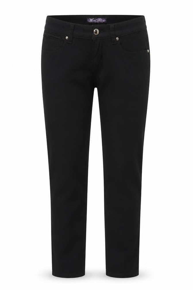 Mini Bleu Womens Black   Trousers  Size 32 in L30 in