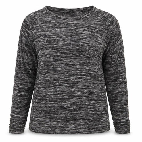 Papaya Womens Grey  Jersey Basic Blouse Size 14